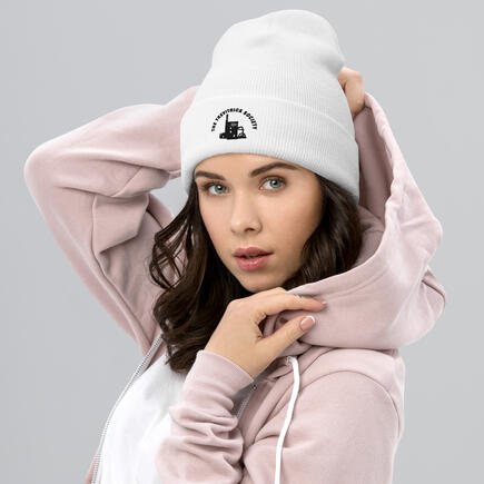 White Cuffed Beanie White Cuffed Beanie