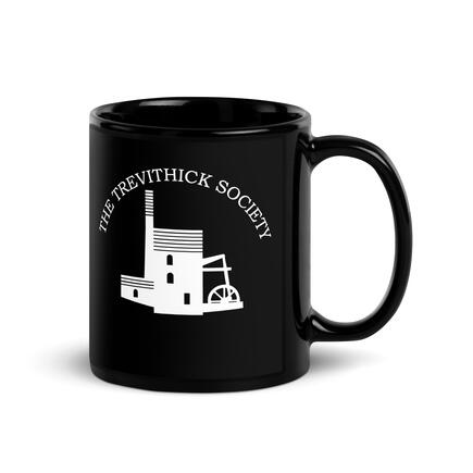 Trevithick Glossy Black Mug Trevithick Glossy Black Mug