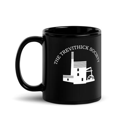 Trevithick Glossy Black Mug Trevithick Glossy Black Mug