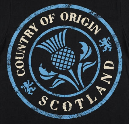 Scottish Passport Stamp T-shirt Scottish Passport Stamp T-shirt