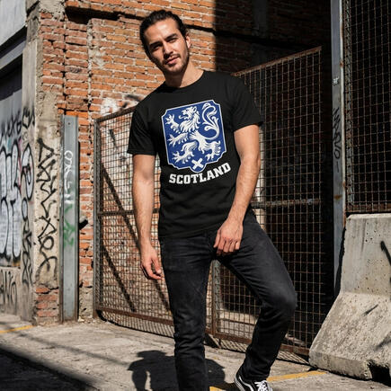 Scotland Lion Rampant Crest Tee Scotland Lion Rampant Crest Tee