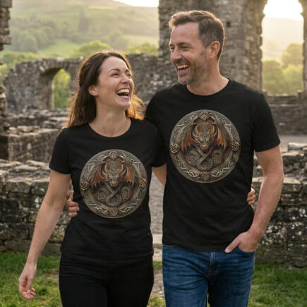 Scottish Tartan Thistle T-shirt Scottish Tartan Thistle Tee