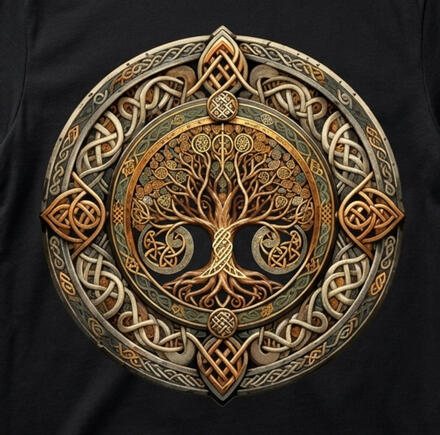 Scottish Tartan Thistle T-shirt Scottish Tartan Thistle T-shirt
