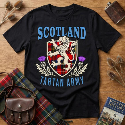 Scotland Lion Rampant Crest Tee Scotland Lion Rampant Crest Tee