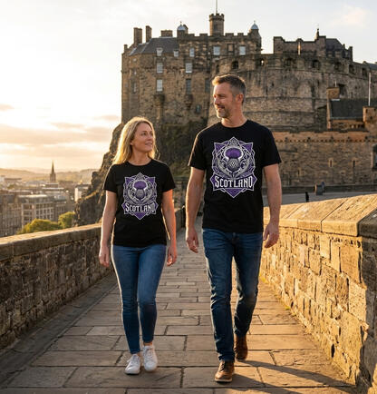 Scotland Lion Rampant Crest Tee Scotland Lion Rampant Crest Tee