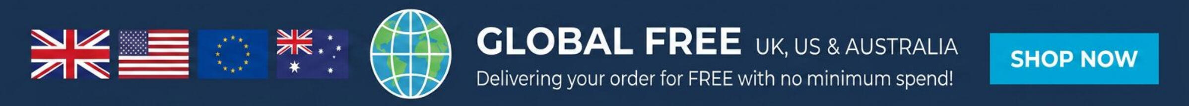 FREE Shipping US, UK, EU & AUS FREE Shipping US, UK, EU & AUS